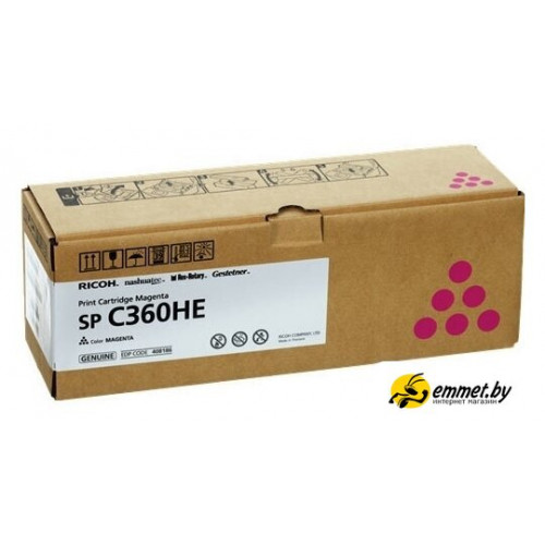 Картридж Ricoh SP C360HE 408186 (маджента)