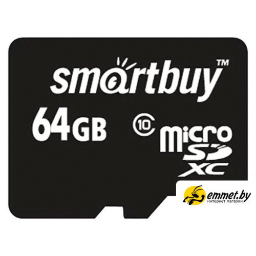 Карта памяти SmartBuy microSDXC SB64GBSDCL10-00LE 64GB