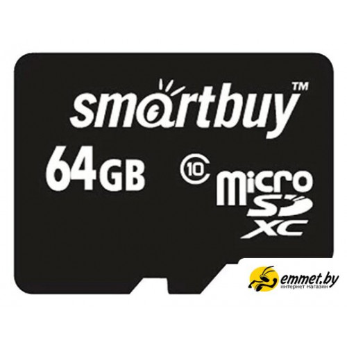 Карта памяти SmartBuy microSDXC SB64GBSDCL10-00 64GB