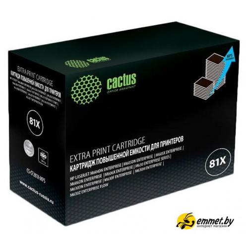 Картридж CACTUS CS-CF281X-MPS (аналог HP CF281X)