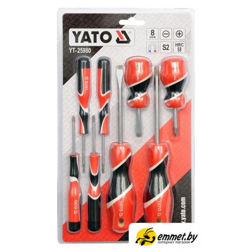Набор отверток Yato YT-25980 (8 предметов)