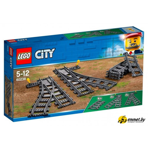 Конструктор LEGO City 60238 Железнодорожные стрелки