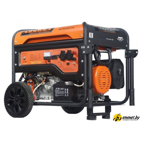 Бензиновый генератор Aurora AGE 8500 DZN Plus (с блоком автоматики)