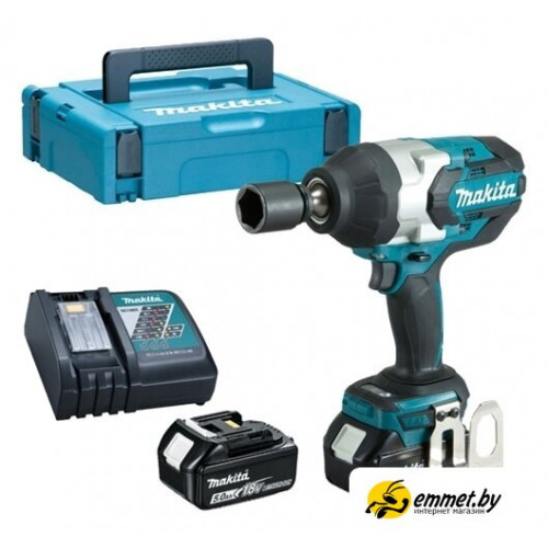 Гайковерт Makita DTW1001RTJ (с 2-мя АКБ, кейс)