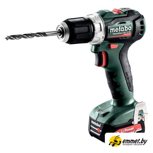 Дрель-шуруповерт Metabo PowerMaxx BS 12 BL 601038500 (с 2-мя АКБ 2 Ah, кейс)