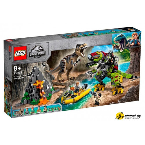 Конструктор LEGO Jurassic World 75938 Бой тиранозавра и робота-динозавра