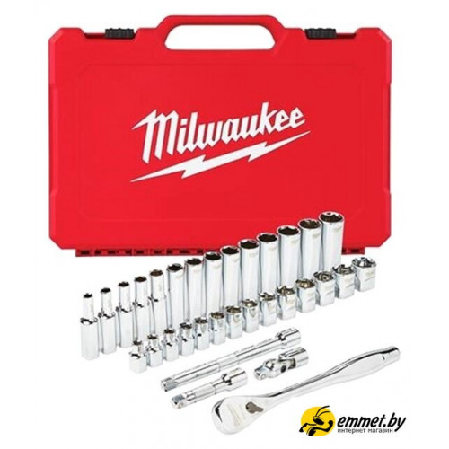 Набор трещотка с головками Milwaukee 4932464945 (32 предмета)