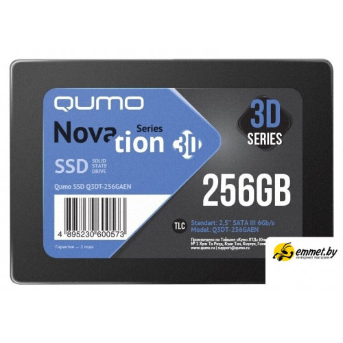 SSD QUMO Novation 3D 256GB Q3DT-256GAEN