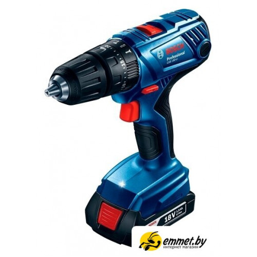 Ударная дрель-шуруповерт Bosch GSB 180-LI Professional 06019F8323 (с 2-мя АКБ, кейс)