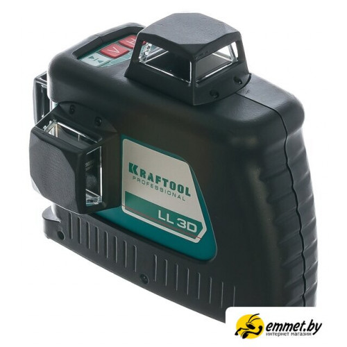 Лазерный нивелир KRAFTOOL LL-3D 34640-4 (с держателем и детектором)