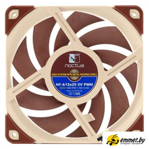 Вентилятор для корпуса Noctua NF-A12x25 5V PWM