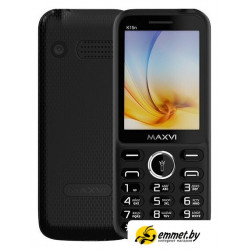 Кнопочный телефон Maxvi K15n (черный)