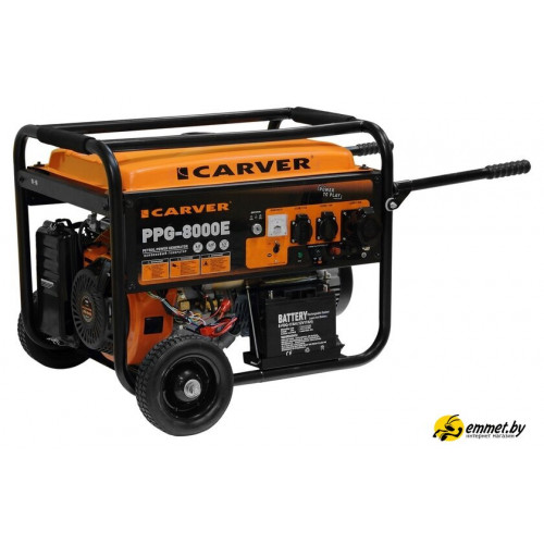 Бензиновый генератор Carver PPG-8000E