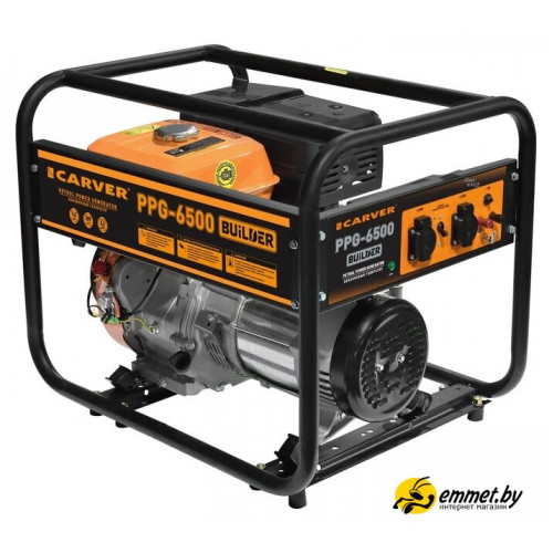 Бензиновый генератор Carver PPG-6500 Builder