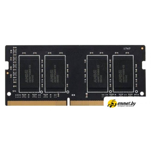 Оперативная память AMD Radeon R7 8GB DDR4 SODIMM PC4-17000 R748G2133S2S-U