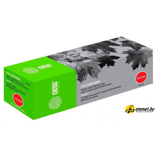 Картридж CACTUS CS-C054HBK (аналог Canon 054H Black)