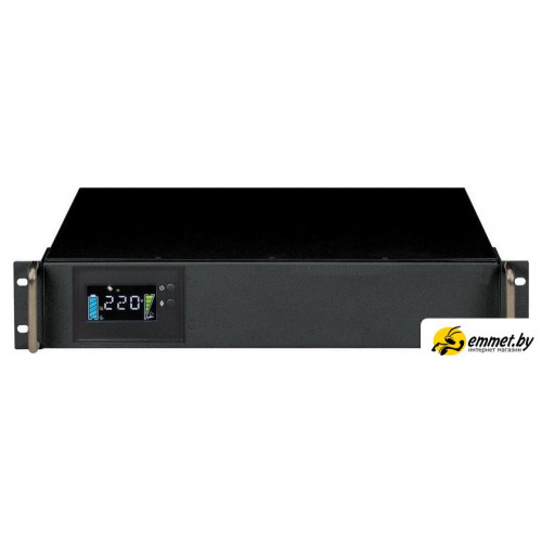 Источник бесперебойного питания Powercom King Pro RM KIN-1500AP LCD RM