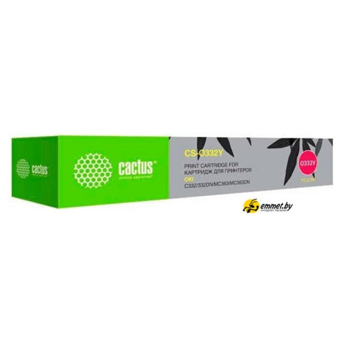 Картридж CACTUS CS-O332Y (аналог OKI 46508733)