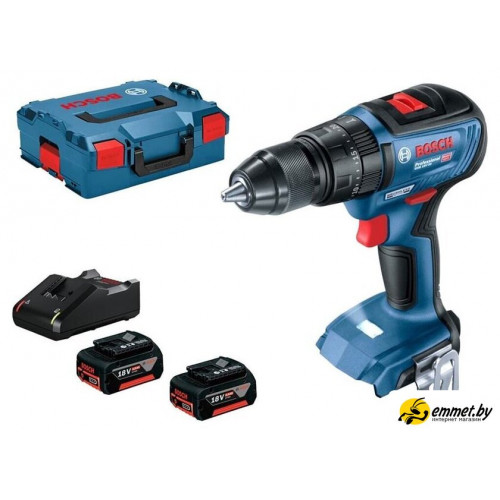 Ударная дрель-шуруповерт Bosch GSB 18V-50 Professional 06019H5100 (с 2-мя АКБ, кейс)