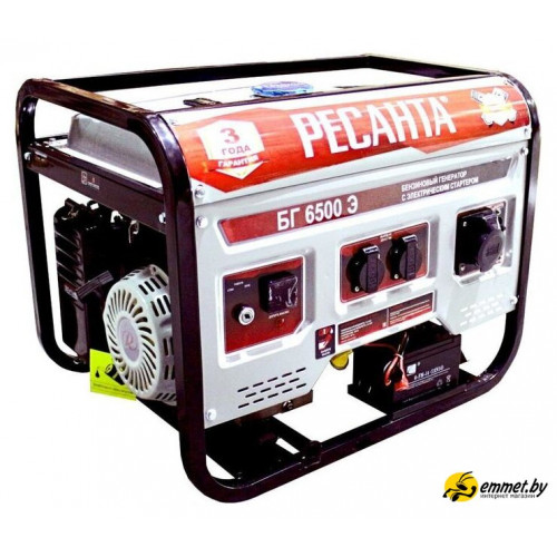 Бензиновый генератор Ресанта БГ 6500 Э