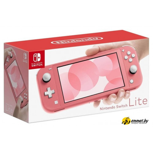 Игровая приставка Nintendo Switch Lite (розовый)