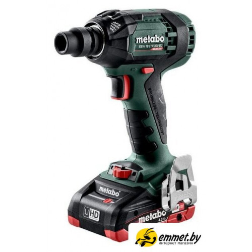 Гайковерт Metabo SSW 18 LTX 300 BL 602395800 (с 2-мя АКБ, кейс)