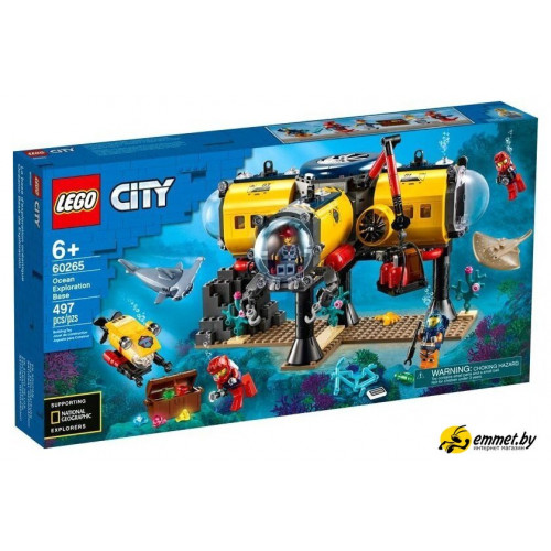 Конструктор LEGO City 60265 Океан: исследовательская база