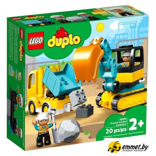 Конструктор LEGO Duplo 10931 Грузовик и гусеничный экскаватор