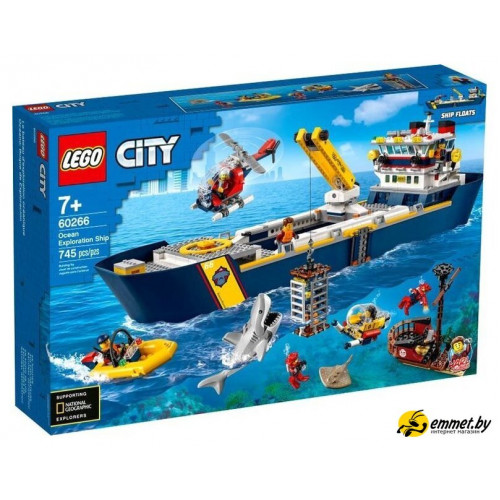 Конструктор LEGO City 60266 Океан: исследовательское судно