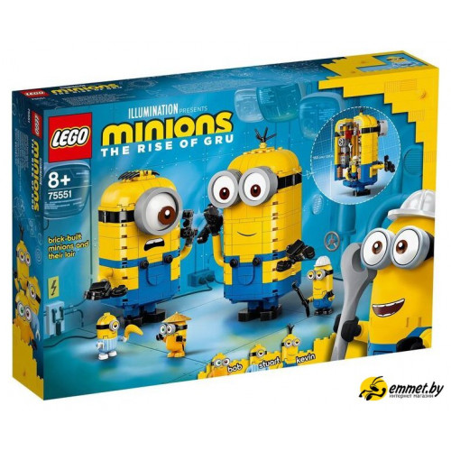 Конструктор LEGO Minions 75551 Фигурки миньонов и их дом