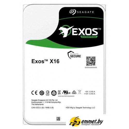 Жесткий диск Seagate Exos X16 12TB ST12000NM001G