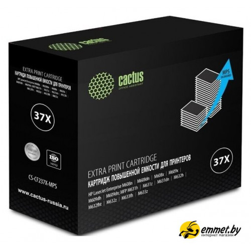 Картридж CACTUS CS-CF237X-MPS (аналог HP 37A (CF237A)