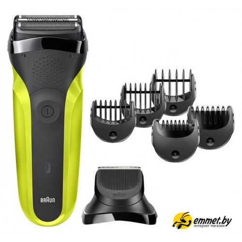 Электробритва Braun Series 3 Shave&Style 300BT (зеленый)