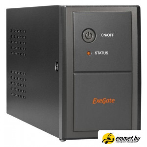 Источник бесперебойного питания ExeGate BNB-650.LED.AVR.EURO.RJ.USB EP285555RUS