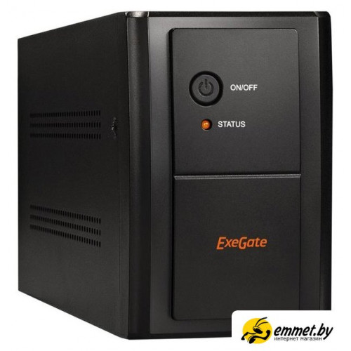 Источник бесперебойного питания ExeGate UNB-1000.LED.AVR.EURO.RJ.USB EP212518RUS