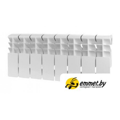 Алюминиевый радиатор Rommer Plus 200 (9 секций)
