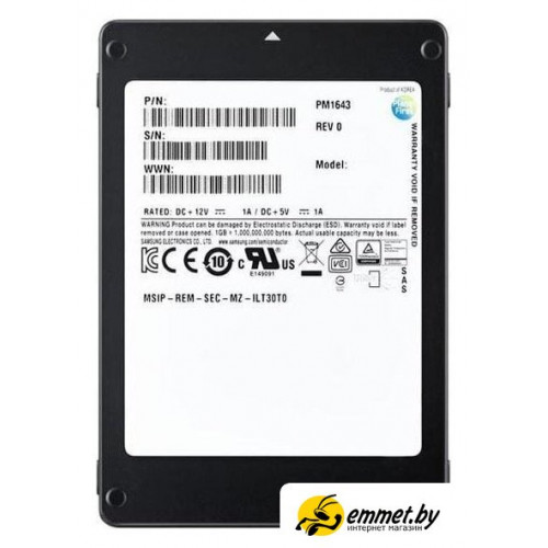 SSD Samsung PM1643a 1.92TB MZILT1T9HBJR-00007