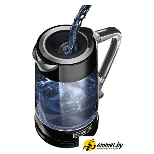 Электрический чайник Polaris PWK 1715CGL Water Way Pro (черный)