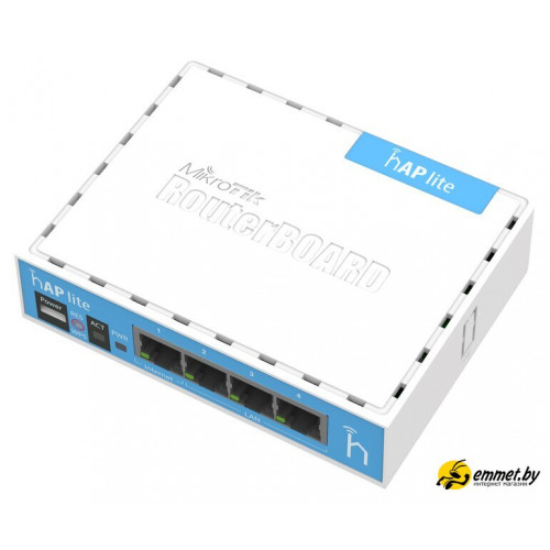 Wi-Fi роутер Mikrotik hAP lite (RB941-2nD)