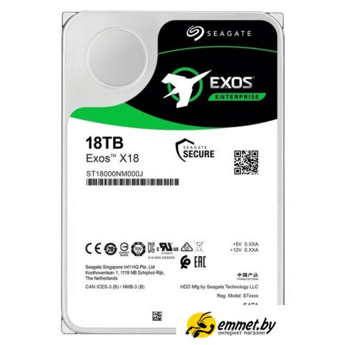 Жесткий диск Seagate Exos X18 18TB ST18000NM000J