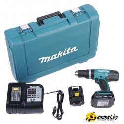 Дрель-шуруповерт Makita DDF453SYE (с 2-мя АКБ, кейс) Дрель-шуруповерт Makita DDF453SYE (с 2-мя АКБ, кейс)