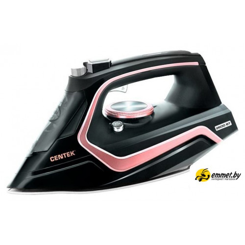 Утюг CENTEK CT-2313 (черный/розовый)