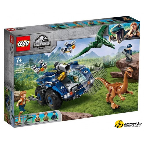 Конструктор LEGO Jurassic World 75940 Побег галлимима и птеранодона