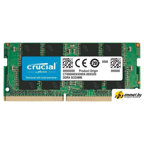 Оперативная память Crucial 16GB DDR4 SODIMM PC4-25600 CT16G4SFRA32A