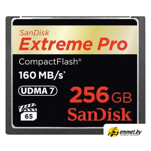 Карта памяти SanDisk Extreme Pro CompactFlash 256GB [SDCFXPS-256G-X46]