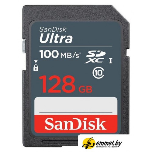 Карта памяти SanDisk Ultra SDXC SDSDUNR-128G-GN3IN 128GB