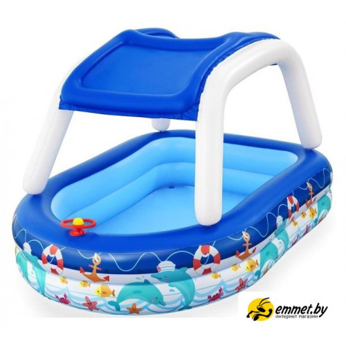 Надувной бассейн Bestway Морской капитан 54370 (213х155х132)