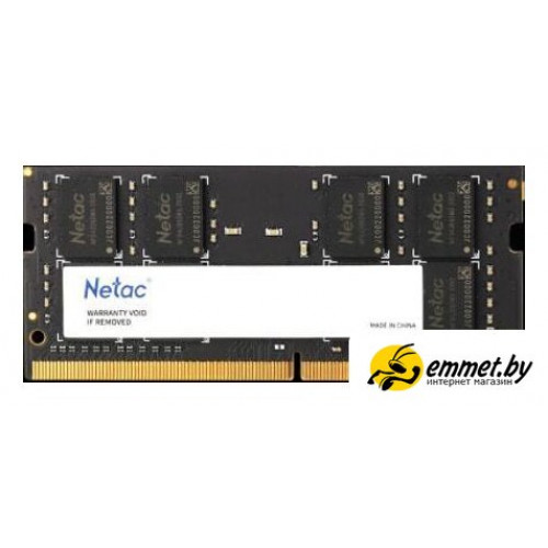 Оперативная память Netac Basic 4GB DDR4 SODIMM PC4-21300 NTBSD4N26SP-04