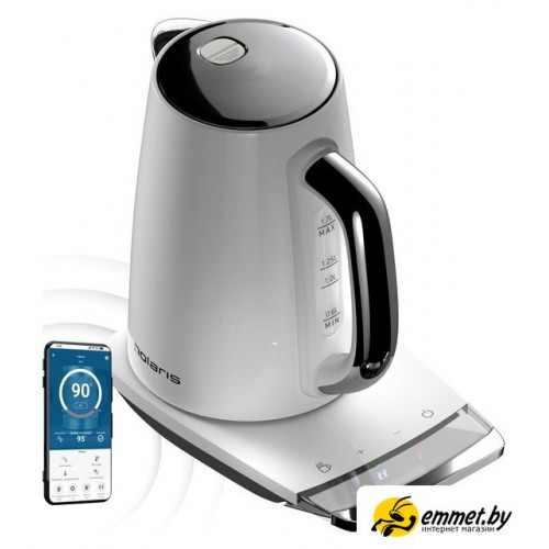 Электрический чайник Polaris PWK 1755CAD WIFI IQ Home (белый)