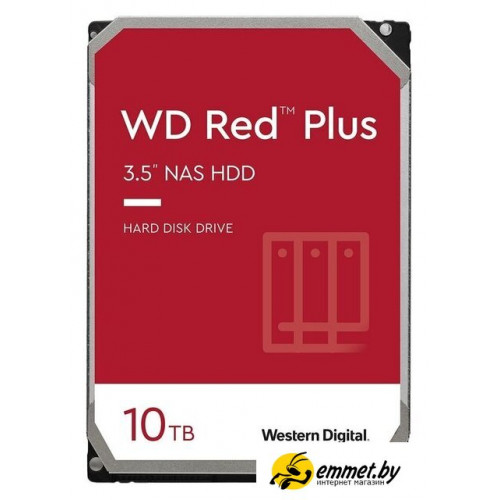 Жесткий диск WD Red Plus 10TB WD101EFBX